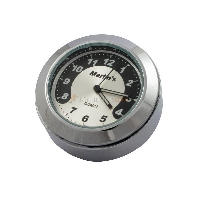 RELOJ ADHESIVO CON TAPA CROMADA BLACKSILVER