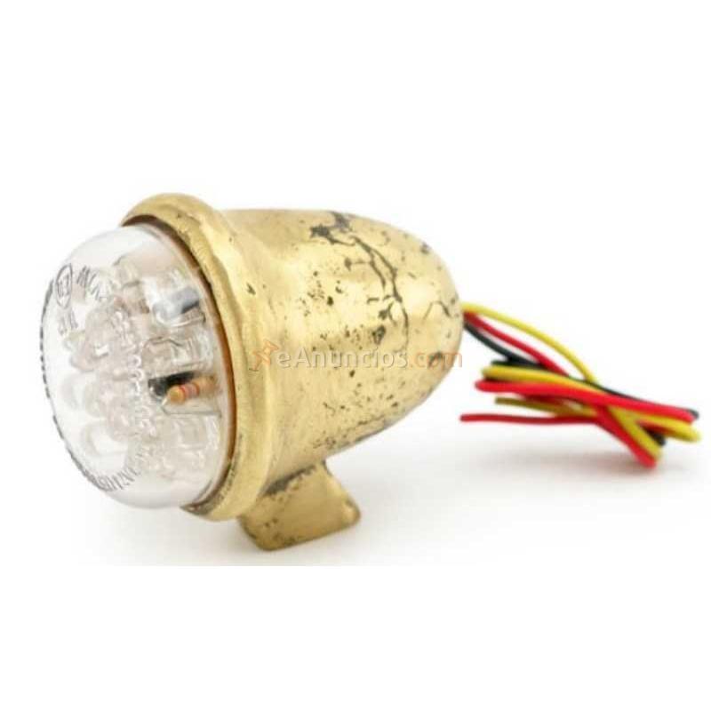 PILOTO TRASERO WANNABE CHOPPERS LARGO LATON LENTE CLARA