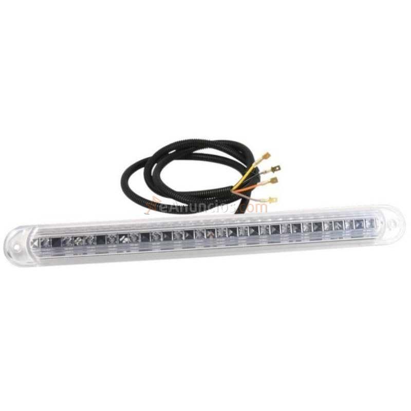 BARRA DE LUZ LED UNIVERSAL LENTE Y BASE TRANSPARENTE