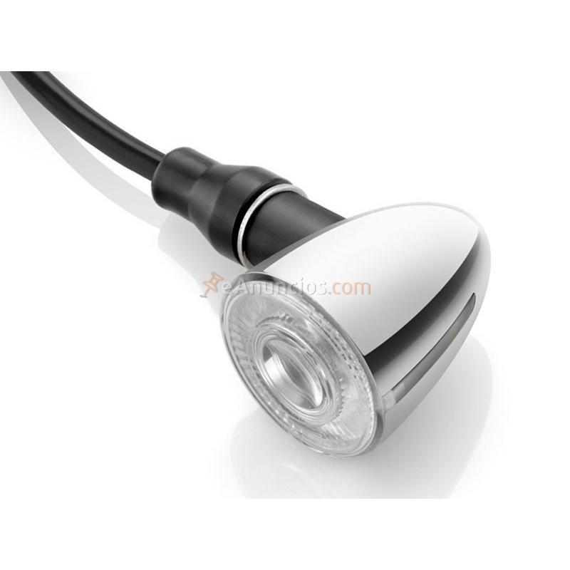 INTERMITENTE LED RIZOMA IRIDE S 3 FUNCIONES CROMADO