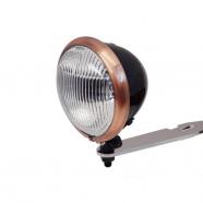 FARO AUXILIAR HOMOLOGADO 4 12 NEGRO CON ARO COBRE