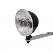 FARO AUXILIAR HOMOLOGADO 4 12 NEGRO CON ARO CROMADO