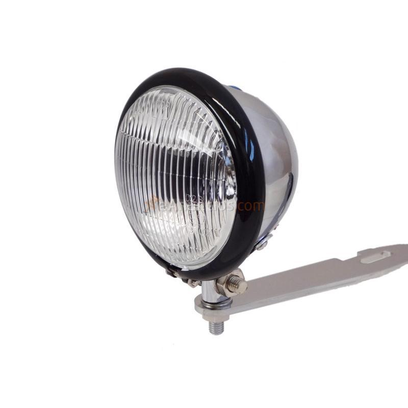 FARO AUXILIAR HOMOLOGADO 4 12 CROMADO CON ARO NEGRO