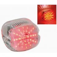 PILOTO TRASERO LOW PRO LED HOMOLOGADO LENTE CLARA HARLEY