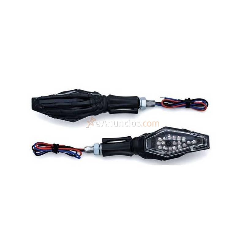 INTERMITENTES SKELETON NEGRO LED