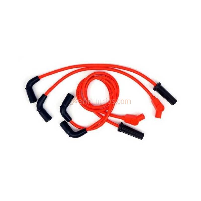 KIT CABLES ENCENDIDO NARNJA TAYLOR 8 MM. HARLEY DAVIDSON TOURING 17