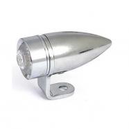 PILOTO TRASERO LED MONO II CROMADO CON SOPORTE