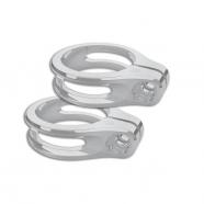 SOPORTE HORQUILLA INTERMITENTE CROMADO 49MM