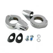 SOPORTE HORQUILLA INTERMITENTE CROMADO 39MM