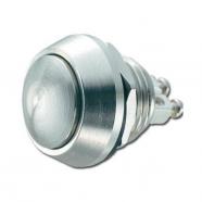 INTERRUPTOR PULSADOR ACERO INOXIDABLE