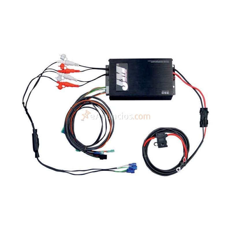 AMPLIFICADOR J&M PERFORMANCE SERIES 2 CANALES PARA HARLEY DAVIDSON TOURING 98-13