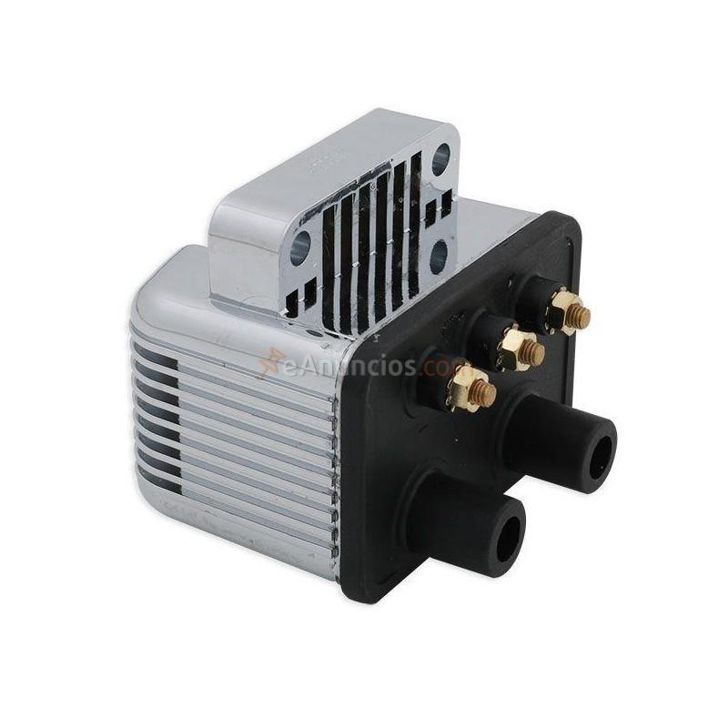 BOBINA DE ENCENDIDO CARCASA PLÁSTICO CROMADA MOTOR FACTORY HARLEY DAVIDSON SPORTSTER 65-06