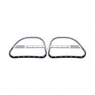 REJILLA CROMADA PARA ALTAVOCES FRONTALES DIMPLED PARA HARLEY DAVIDSON FLTRFLTRX 98-13