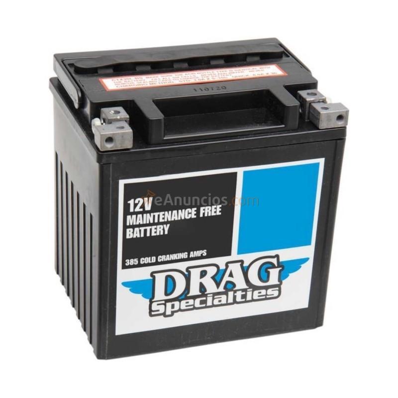 BATERIA DRAG SPECIALTIES AGM SIN MANTENIMIENTO H-D FXD,FXDWG,FLD,FXST 91-16.FXS 11-13.FXSBSE 13-16.FLS 12-16