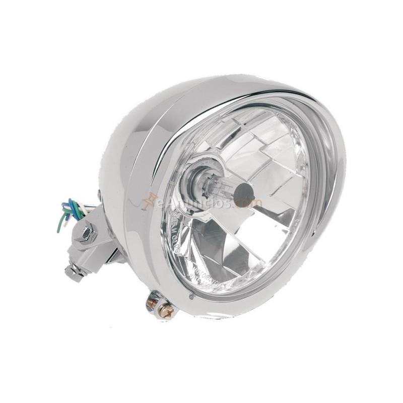 FARO CENTRAL CROMADO CON VISERA 14.5 CM