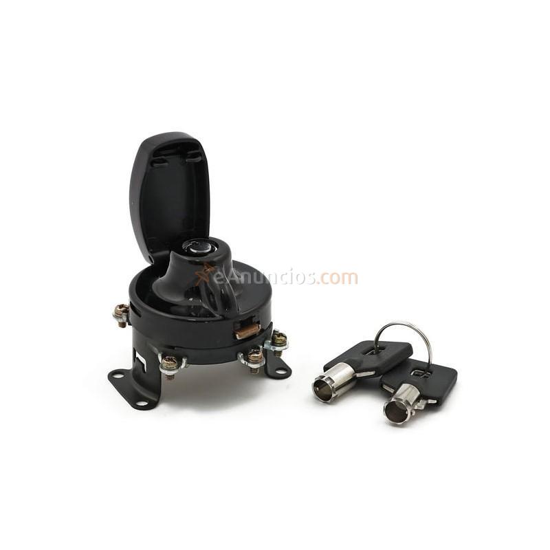 LLAVE DE CONTACTO REDONDA BLACK HARLEY DAVIDSON FL 48-72