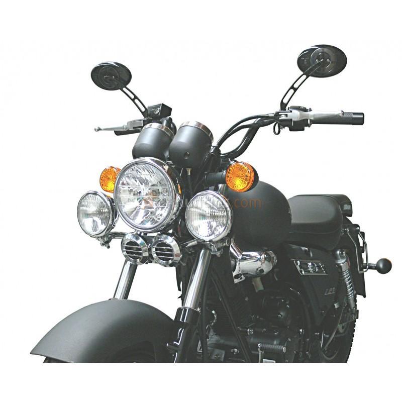 SOPORTE FAROS AUXILIARES KEEWAY SUPER LIGHT DARK  125 LE