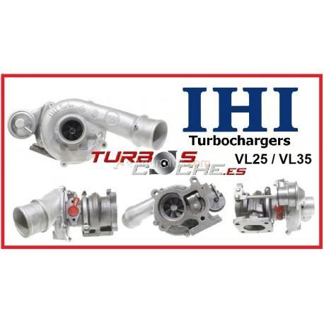 Turbo VL25-VL35 NUEVO original IHI para FIAT STRADA Pick-up (178_) 1.9 JTD 59Kw80cv a partir año 2003