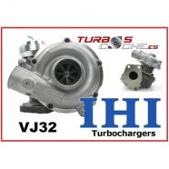 Turbo IHI VJ32 reconstruido para MAZDA MPV II (LW) 2.0 DI 100Kw136cv años 07.02 - 02.06