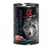Alpha Spirit Canine Humeda Salmon + Arandanos 100 natural sin aditivos 400