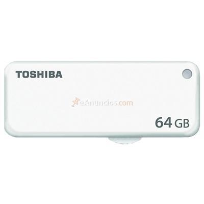 Toshiba Lápiz usb 64Gb blanco Hayabusa U203, original de la marca Toshiba