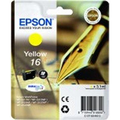 Epson Cartucho T1624 Amarillo, original de la marca Epson