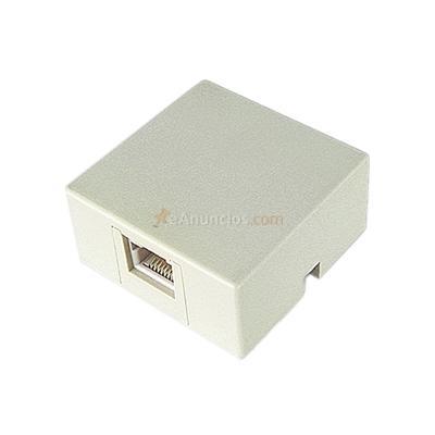 Gembird Roseta de Montaje en Superficie 6P4C, original de la marca Gembird