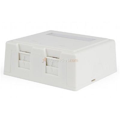 Gembird Roseta Superficie Red Doble Cat. 5e Rj45, original de la marca Gembird