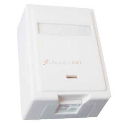 Gembird Roseta Superficie Rj45 Cat. 5 Ftp 1 Toma, original de la marca Gembird