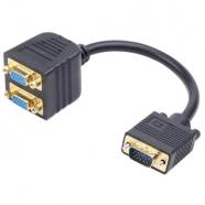 Gembird Cable Divisor Vga 1xHd15(M) 2xHd15(H) 0. 2M, original de la marca Gembird