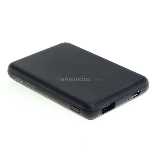 Powerbank Pbs51 bateria externa 5000 mAh, Litio Polymer, negro