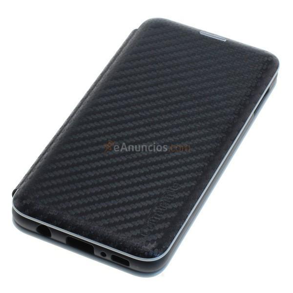 Funda tipo libro Carbono Commander Smartcase para Samsung Galaxy S. . . 
