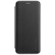 Funda Commander tipo libro curva para Honor Play, negra