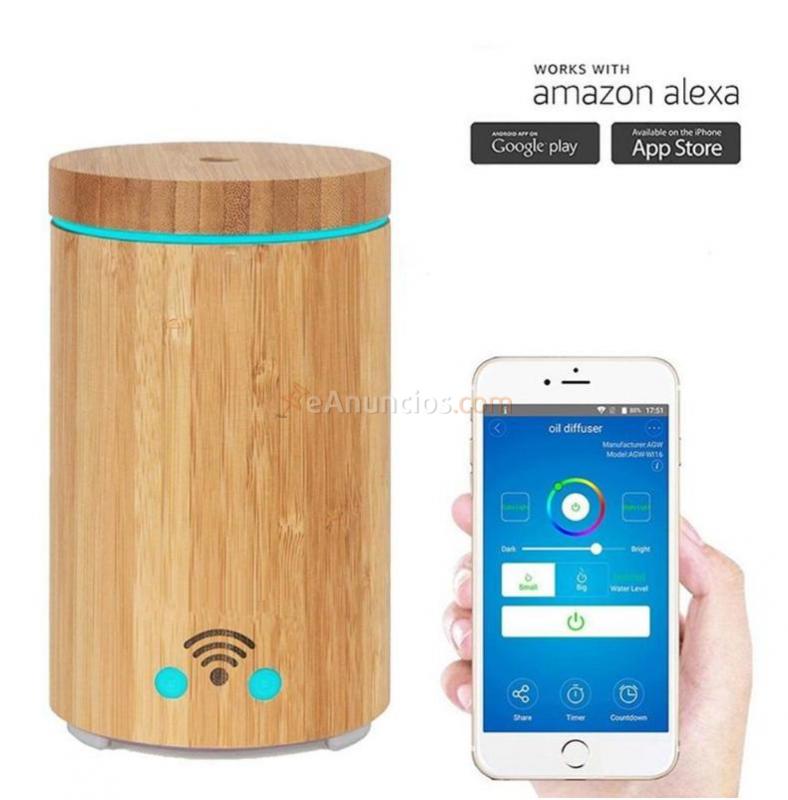 Difusor, ambientador de aroma wi-fi funciona con Alexa, Google, Ap. . . 