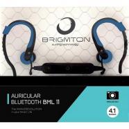 Brigmton Auricular+Mic Bml-11-A Bluetooth Azul, original de la marca Brigmton