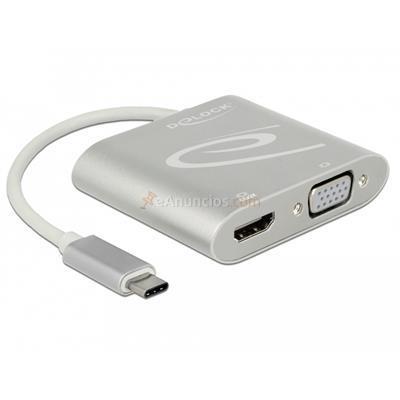 Delock Divisor Usb Type-C 1 x Hdmi+ 1 x Vga, original de la marca Delock