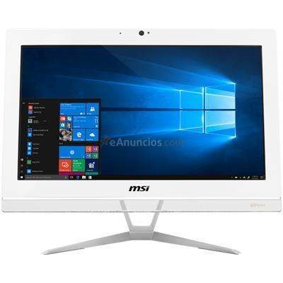 Msi Pro 20Ex N4000 4Gb 1Tb Dos 19. 5 blanco, original de la marca Msi