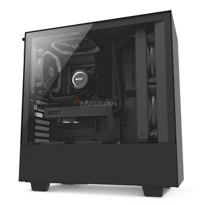 Nzxt Caja SemiTorre H500 Matte BlackBlack, original de la marca Nzxt