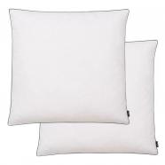 vidaXL Almohadas de plumónplumas 80x80 cm blanco 2 unidades