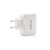 Cargador de pared tooq tqwc-2sc02 1xusb-c pd+usb a. 27w blanco