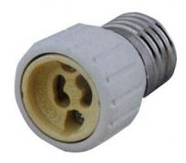 Adaptador Rosca Bombillas E27 Macho a GU10 Hembra