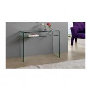 Consola CANADA-TR, cristal curvado, 100x33 cms