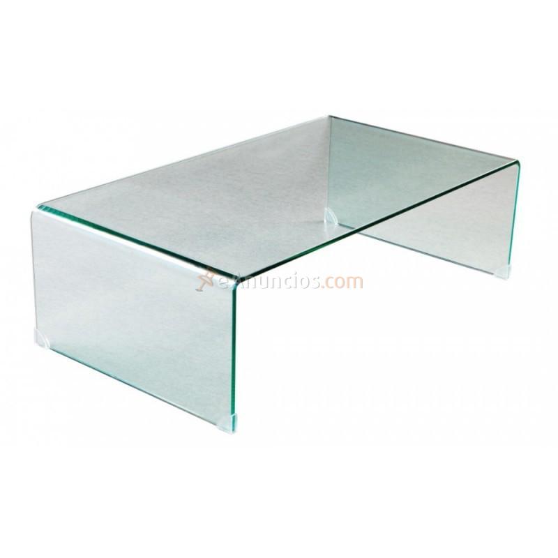 Mesa Klug de cristal curvado de 10 mm