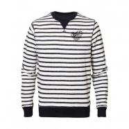 SUDADERA RAYAS MARINO SWR307