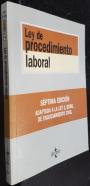 Ley de procedimiento laboral. Edición preparada por ....