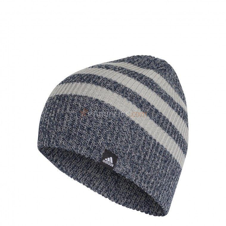 Gorro 3 franjas gris claro