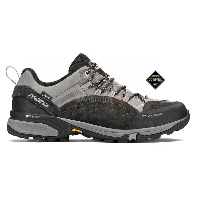Zapatillas Trekking Tecnica T-CROSS LOW GTX Black Grey