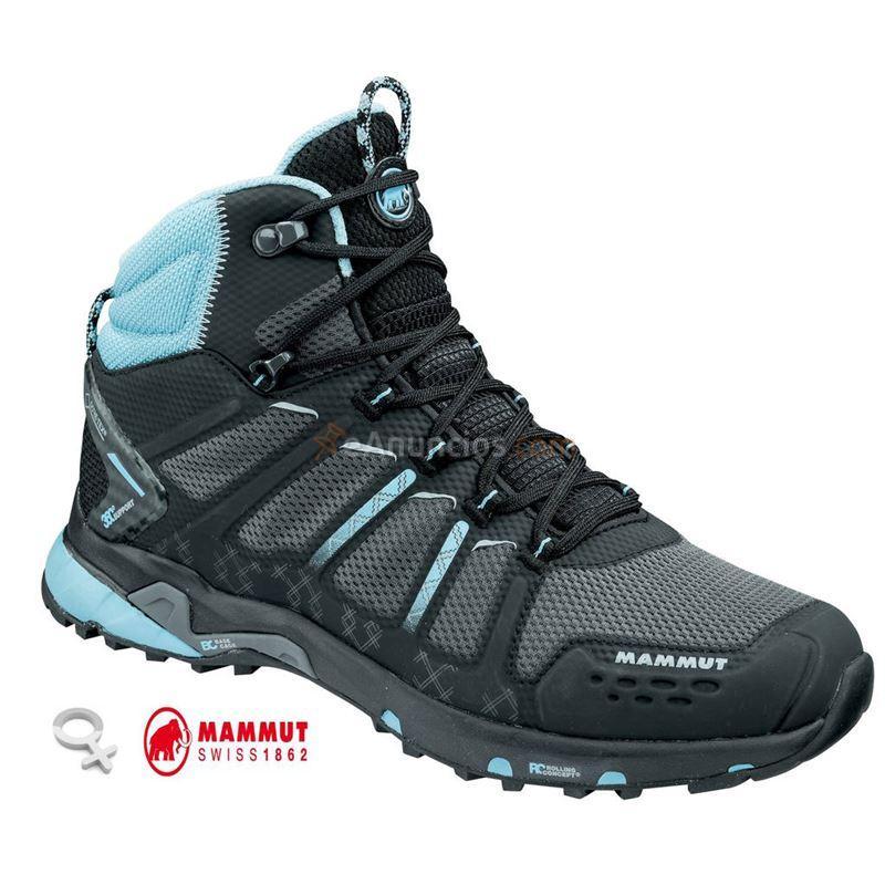 Botas de trekking Mujer Mammut T AENERGY MID GTX Black-Whisper