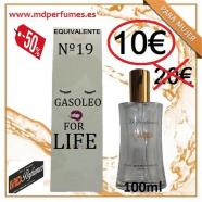 Perfume mujer equivalente n19 gasoleo for life 100ml