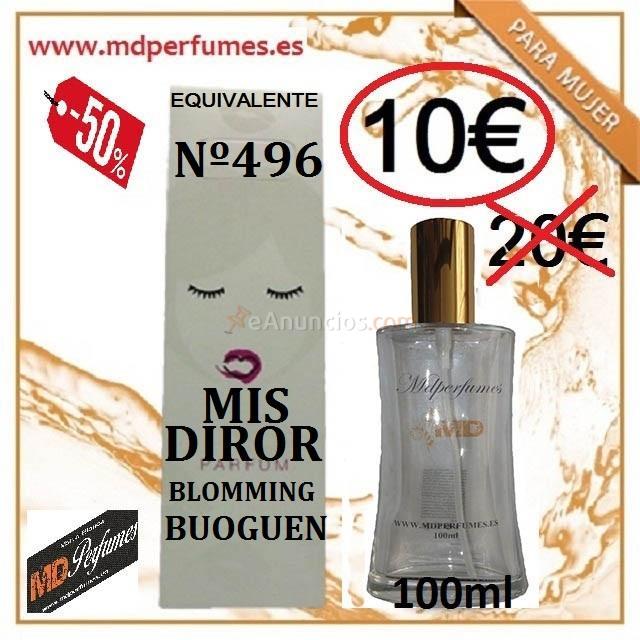 Perfume Mujer equivalente n496 Mis diror blomming Buogu